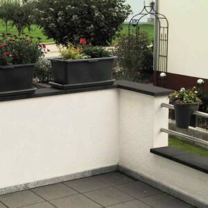Betonstein Abdeckstein anthrazit