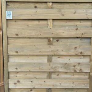 Sichtschutzzaun Holz grün kdi