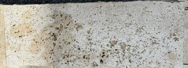 Naturstein Abdeckplatte Travertin weiß/beige
