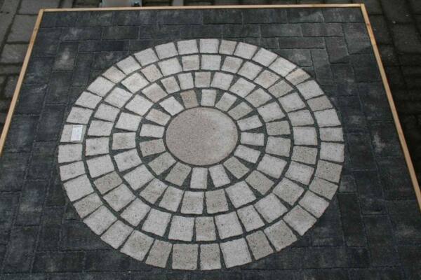 Beton Pflaster granitweiß