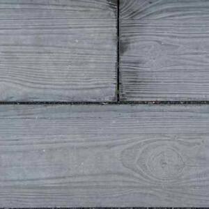 Betonstein Platte Holzoptik anthrazit