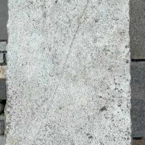 Naturstein Abdeckplatte Travertin weiß/grau silber