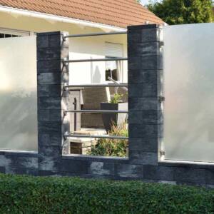 ESG-Glas Sichtschutz weiß