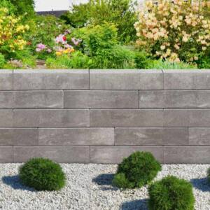 Betonstein Abdeckstein grau-weiß