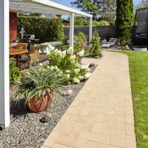 Beton Pflaster sandbeige