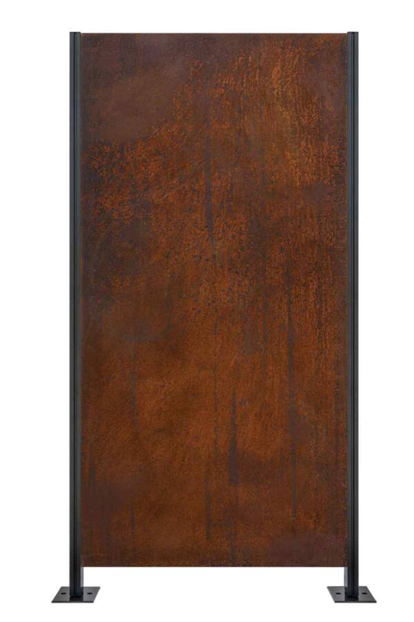 Sichtschutz Corten Stahl
