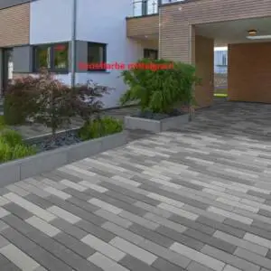 Beton Pflaster mittelgrau