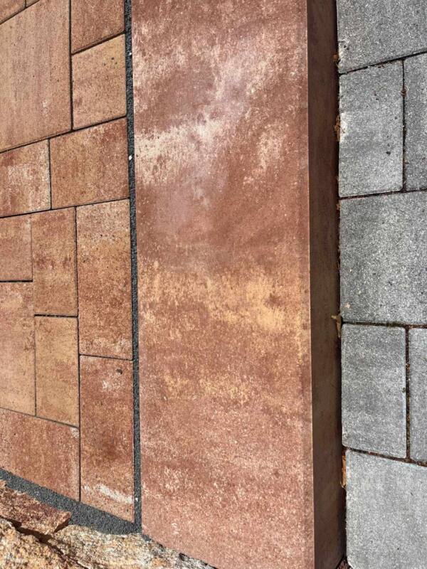 Beton Blockstufe Nebraska Kies