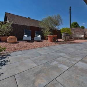 Betonplus Platte rostrot