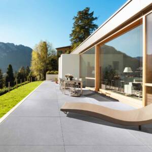 Betonplus Platte zementgrau