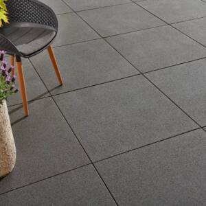 Beton Platte anthrazit